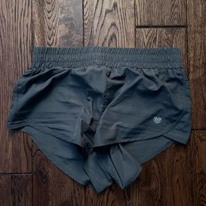 grey athletic shorts
